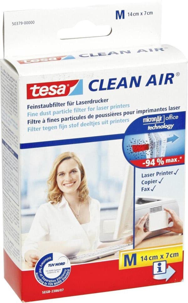 Tesa 50379 - hieno pölysuodatin lasertulostimille - koko 140x70mm