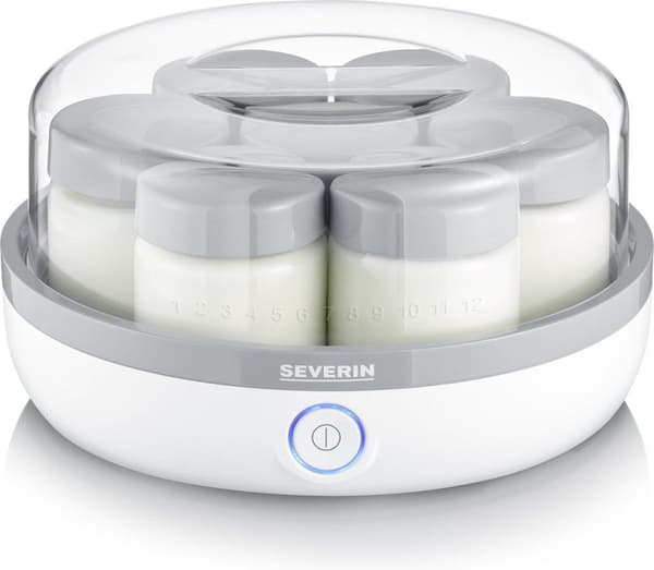 Severin 3518 Yoghurtmaskine Hvid, Grå