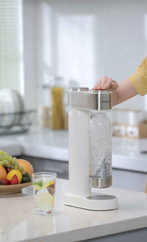 Philips Water ADD4902WH/10 GoZero brusendevandsmaskine, plastik, 1 liter, hvid