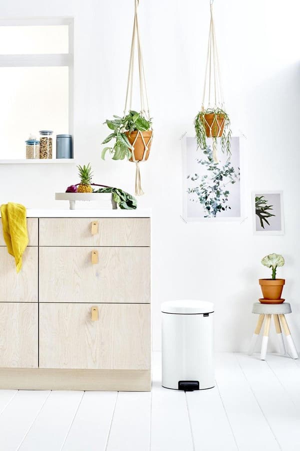 Brabantia newIcon Roskakori - 20 l - Valkoinen
