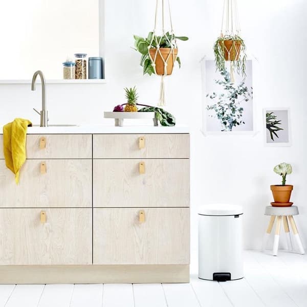Brabantia newIcon Skraldespand - 20 l - Hvid