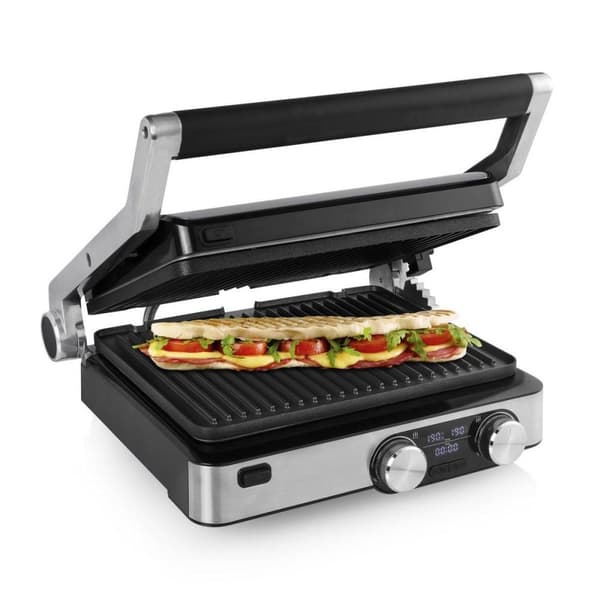 Princess 117310 Digital Grill Master Pro - Kontaktgrill - 2 justerbare termostater - Digitalt kontrolpanel