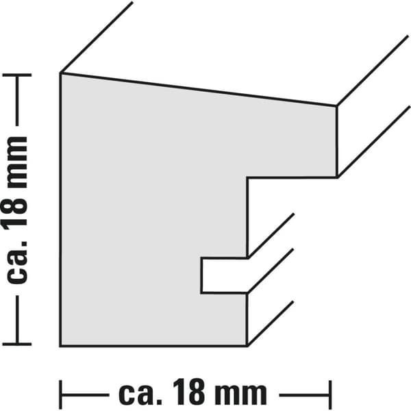Hama Oslo - MDF plader - sort - 20 x 28 cm - 326 mm - 18 mm - 426 mm (00175950)