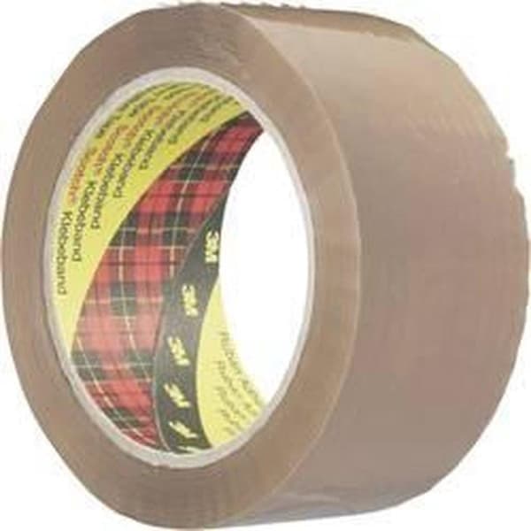 3M Scotch - Æskeforseglingstape 3739 - 5cm x 66meter - 1 rulle