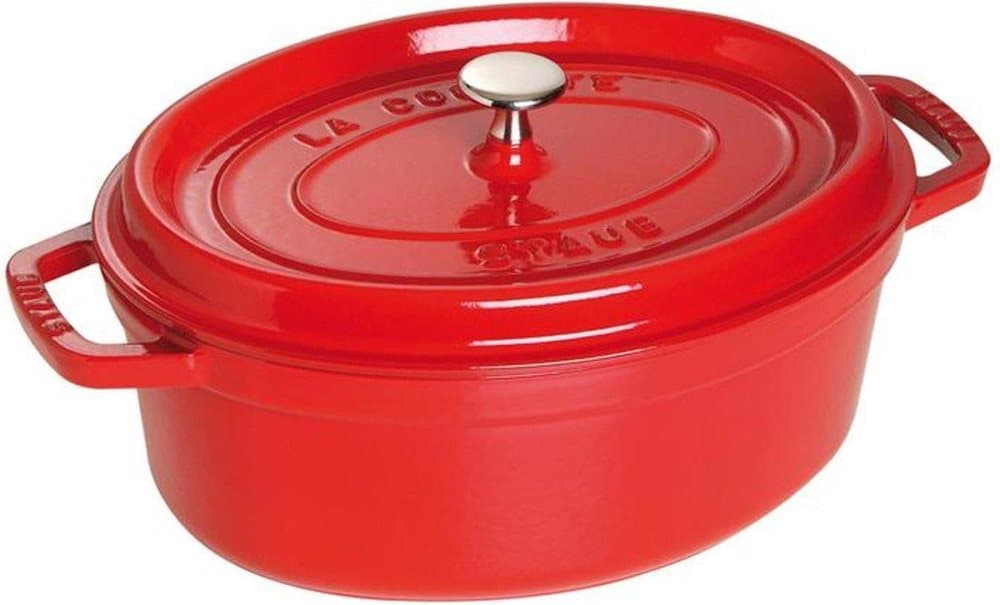 Staub - Oval cocotte 29 cm - körsbär