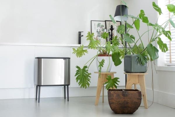 Brabantia Bo Touch Bin 11 + 23 liter - Matt stål Fingeravtryckssäker -