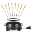 Miniatyrbild 4 av 5: Tristar FO-1108 Bamboo Fondue Pan – Fondueset för 8 personer – Lämplig för ost, olja, choklad och fond