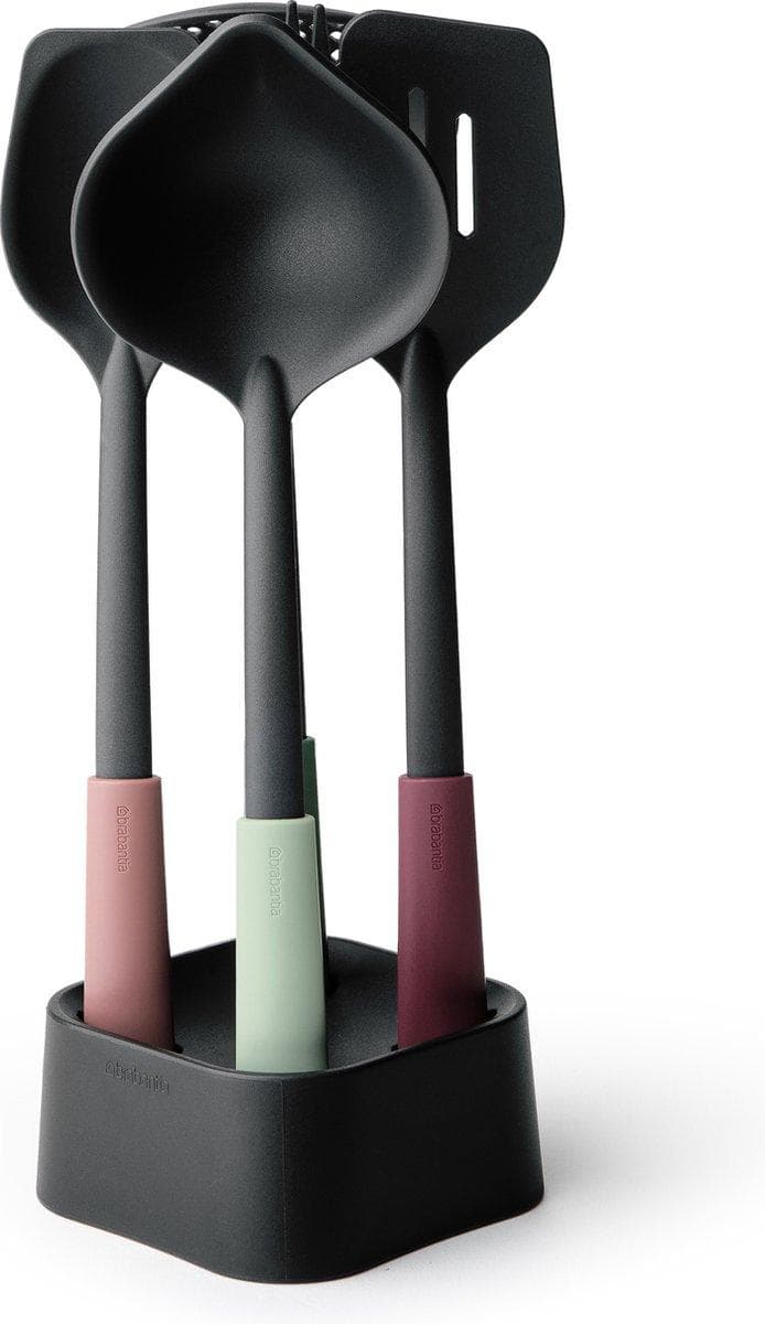 Brabantia Tasty+ Köksredskap - 4-delad plushållare - Blandade färger
