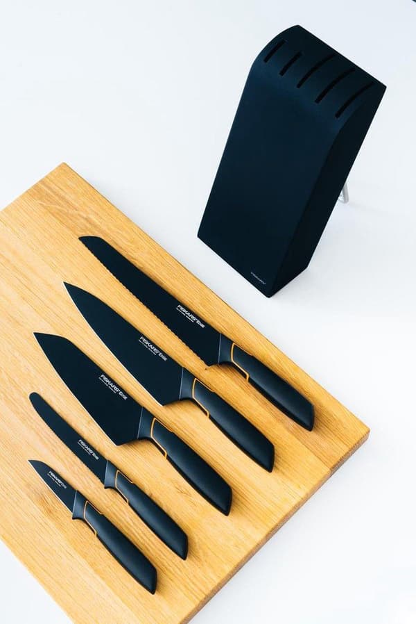 Fiskars Edge Knive Block med 5 knive