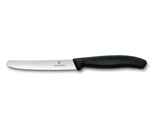 Victorinox Bordkniv 6 stk sort buet skaft