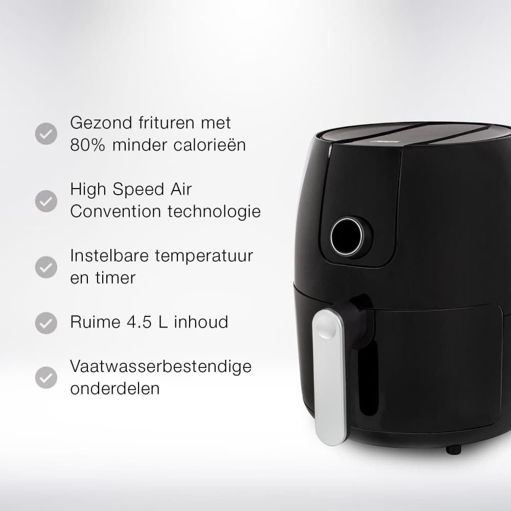 Princess 182025 Digital Aerofryer XXL - Varmluftsfritös - Kapacitet 4,5 liter