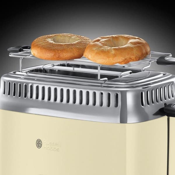Russell Hobbs 21682-56 Retro Vintage Creme Brødrister - Creme