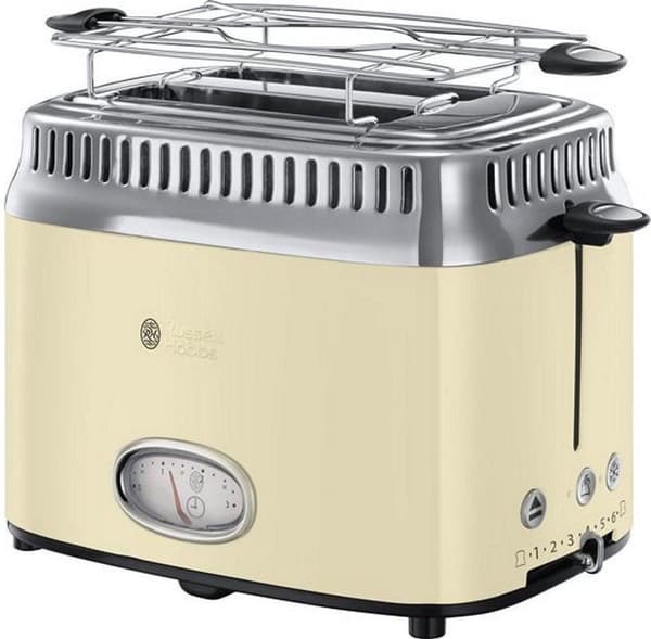 Russell Hobbs 21682-56 Retro Vintage Creme Brødrister - Creme