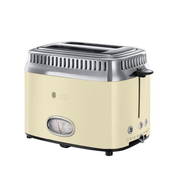 Russell Hobbs 21682-56 Retro Vintage Creme Brødrister - Creme