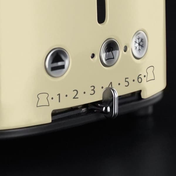 Russell Hobbs 21682-56 Retro Vintage Creme Brødrister - Creme