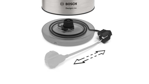 Bosch TWK3P420 - Vattenkokare - Silver