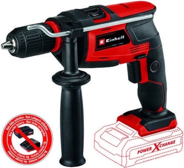 Einhell TC-ID 18 Li - Solo - Sladdlös slagborr - Power-X-Change - Exkl. batteri och laddare