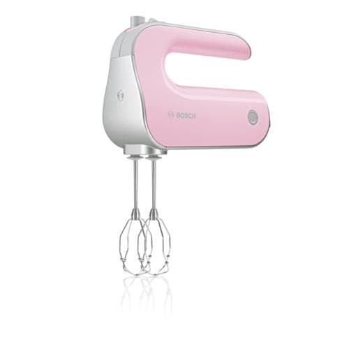 Bosch MFQ4030K käsisekoitin lempeä vaaleanpunainen / hopea 500 watin teho - moderni moottoritekniikka: tehokas, hiljainen ja kevyt - ergonomisesti muo