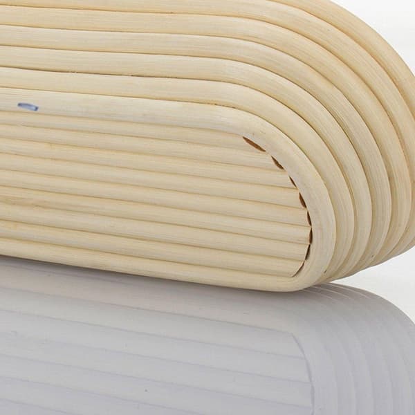 Westmark Nostatuskori, 1500-2000 g leipätaikinalle, soikea, pituus: n. 40 cm, rottinki, vaalea beige