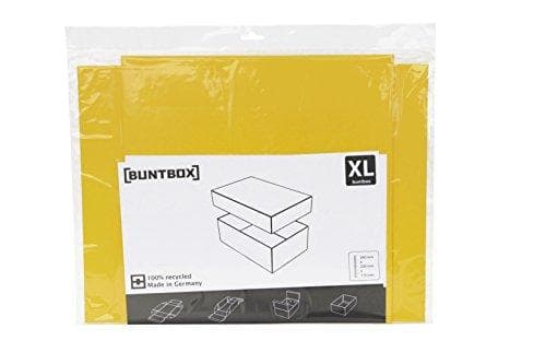 BUNTBOX XL gaveæsker gul (72-22)