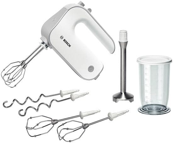 Bosch MFQ4075DE - Handmixer - 550W - Silver - Vit