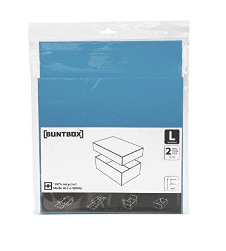BUNTBOX L presentask set blå (71-2)