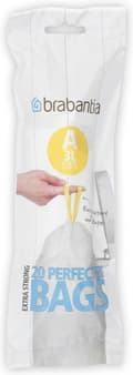 Miniatyrbillede 11 af 11: Brabantia PerfectFit affaldspose med snørelukning - 3 l - Kode A - 20 stk.