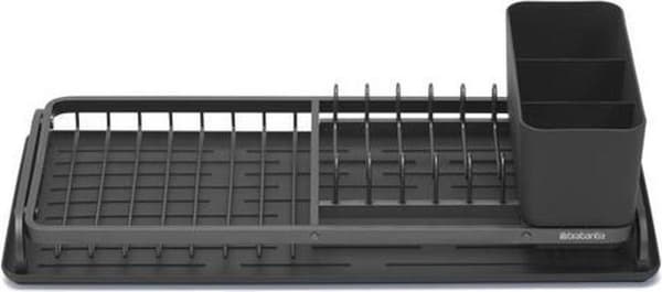 Brabantia SinkSide Dish Rack Compact - tummanharmaa