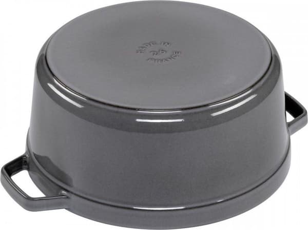 Staub Casserole valuraudanharmaa - Ø 26 cm