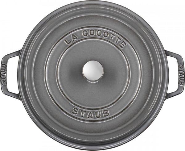 Staub Casserole valuraudanharmaa - Ø 26 cm
