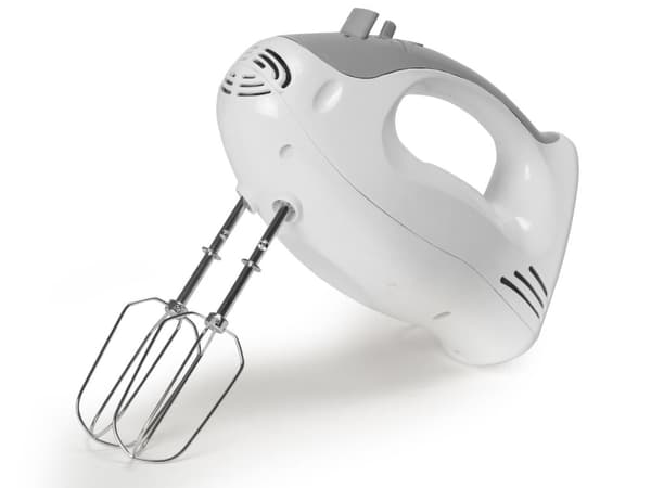Tristar MX-4152 håndmixer - 5 hastighedsindstillinger og turbofunktion - inklusive røreskål - 200 Watt - Hvid
