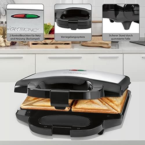 Clatronic Sandwich Toaster ST 3778 (sort) (263973)