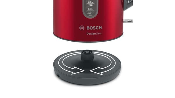 Bosch TWK4P434 DesignLine - Vedenkeitin - punainen / musta