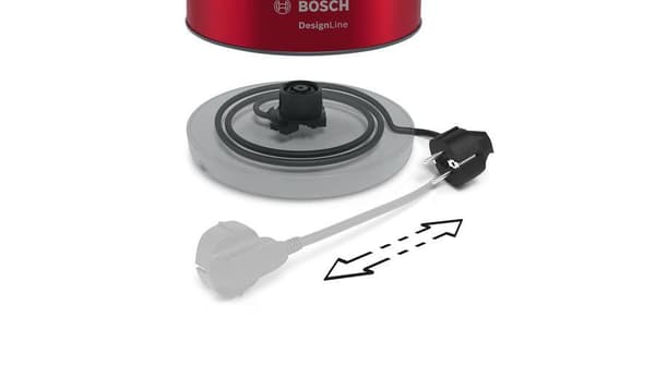 Bosch TWK4P434 DesignLine - Vedenkeitin - punainen / musta