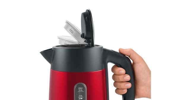 Bosch TWK4P434 DesignLine - Vedenkeitin - punainen / musta