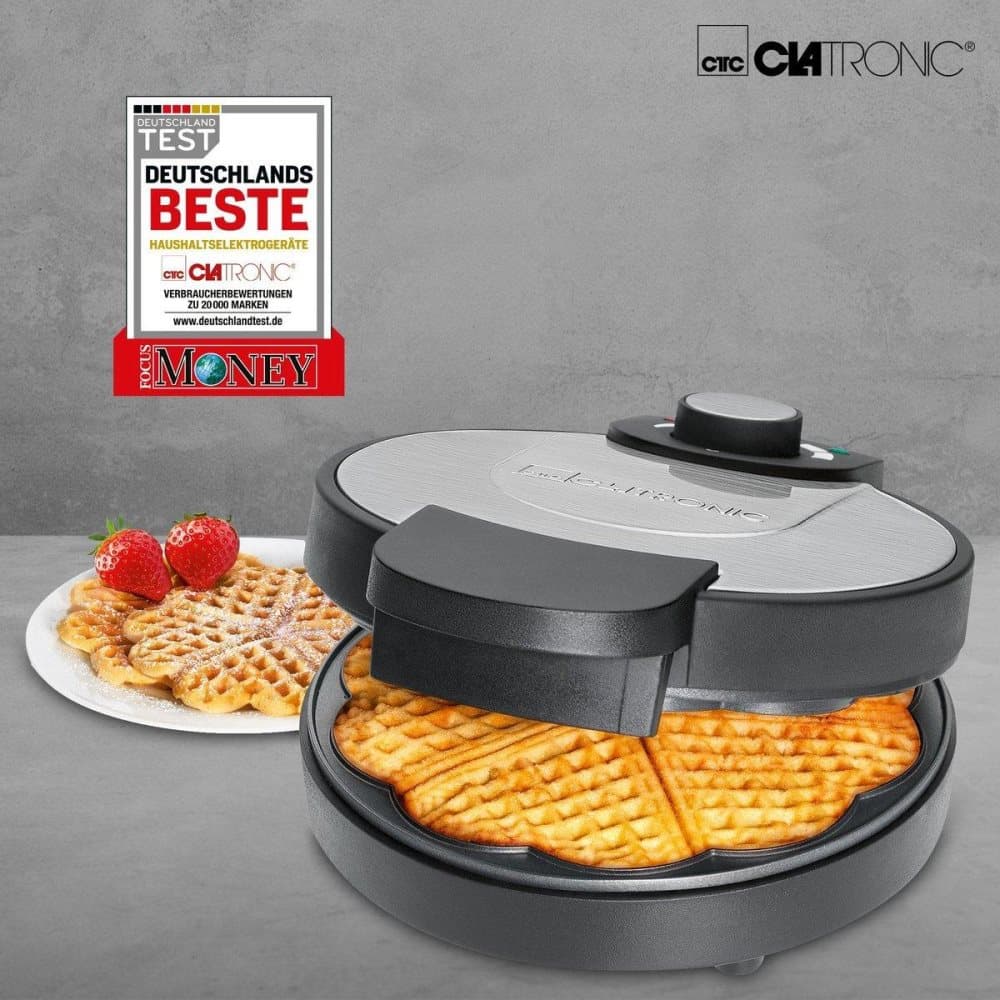 Clatronic WA 3492 - Våffelbryggare - hjärtformad
