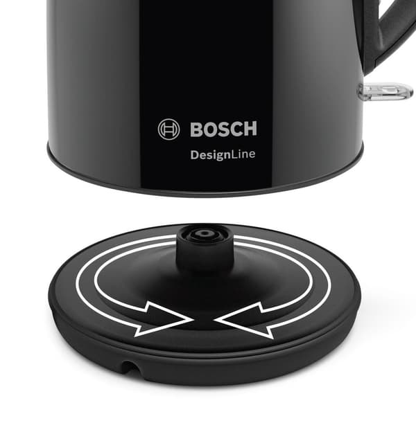 Bosch TWK3P423 DesignLine - Vattenkokare - Svart