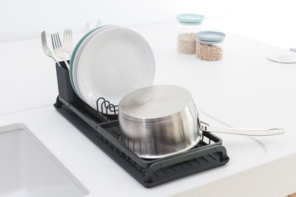 Brabantia SinkSide astianpesusetti - Kompakti - 4 osaa - Tummanharmaa