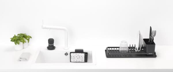 Brabantia SinkSide astianpesusetti - Kompakti - 4 osaa - Tummanharmaa