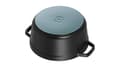 Pikkukuva 5 / 6: Staub Cocotte - Yksi pannu - Musta - Valurauta - 3,8 l - 24 cm - 4,8 kg (40500-241-0)