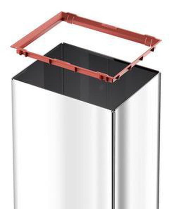 Hailo Big-Box Swing L Skraldespand - 35 l - Sølv