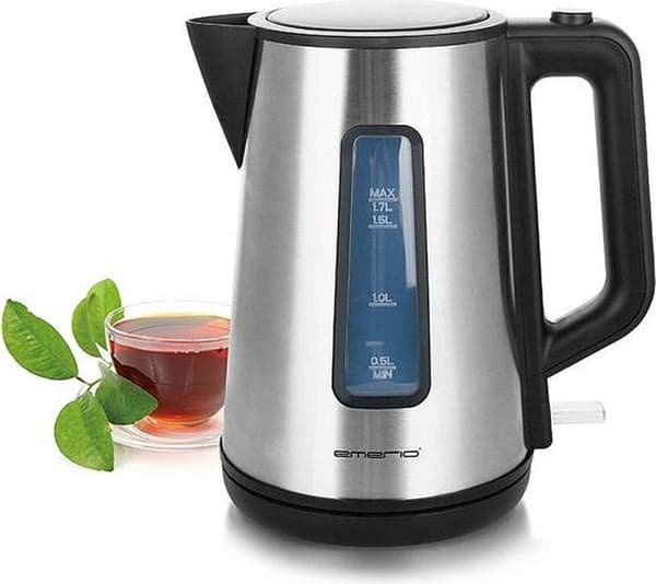 Emerio WK-122829 - Kedel 1,7L 2200W rustfrit stål/sort