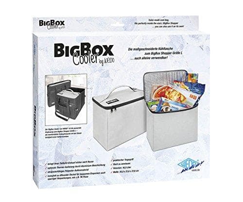 WEDO BigBox Cooler køletaske, 16,5 liter, lysegrå optimal varmeisolering takket være aluminiumsbelægning - 1 stk (58 2520)