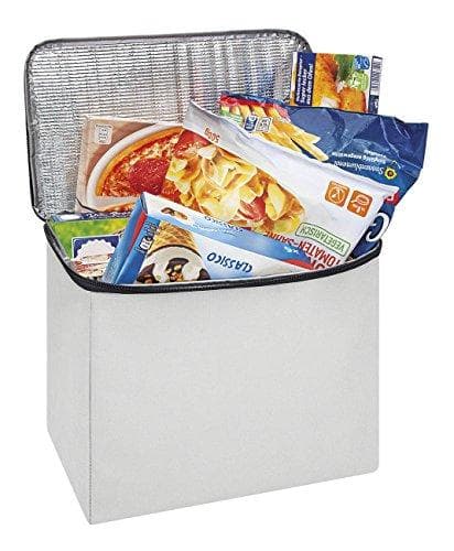 WEDO BigBox Cooler køletaske, 16,5 liter, lysegrå optimal varmeisolering takket være aluminiumsbelægning - 1 stk (58 2520)