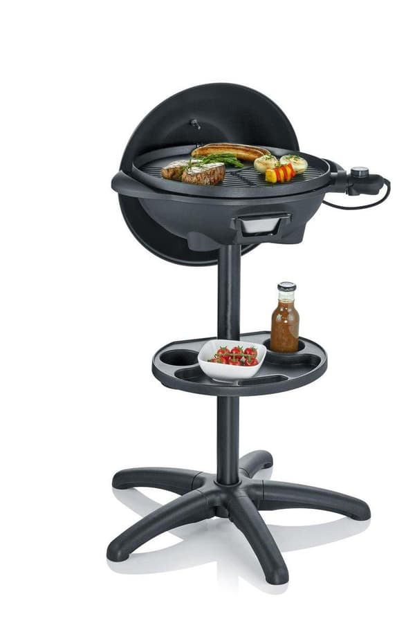 Severin PG 8541 Elektrisk grill - Grilloverflade (LxB) 40x38 cm - Med keramisk belægning - Sort