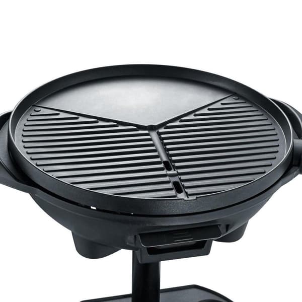 Severin PG 8541 Elektrisk grill - Grilloverflade (LxB) 40x38 cm - Med keramisk belægning - Sort
