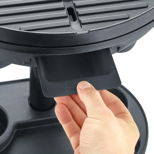 Severin PG 8541 Elektrisk grill - Grilloverflade (LxB) 40x38 cm - Med keramisk belægning - Sort