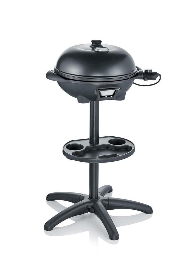Severin PG 8541 Elektrisk grill - Grilloverflade (LxB) 40x38 cm - Med keramisk belægning - Sort