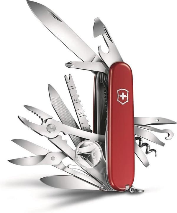 Victorinox Swiss Army Champs Multitool 33 Functions Punainen