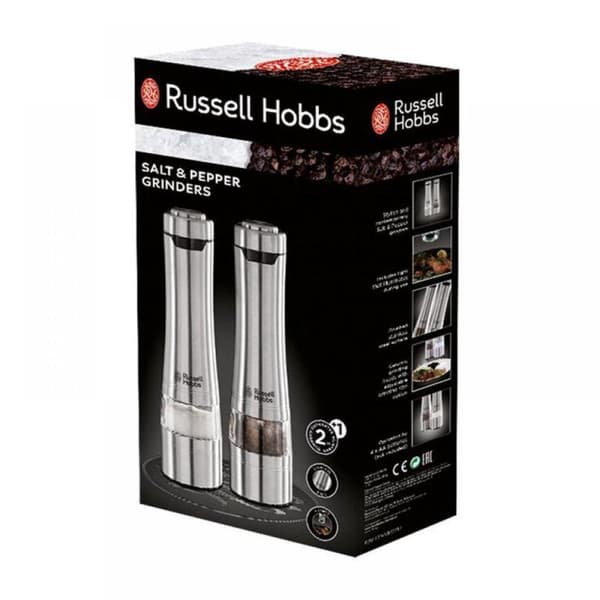 Russell Hobbs Peppar & Saltkvarn Set Elektrisk - 23 cm - Rostfritt stål